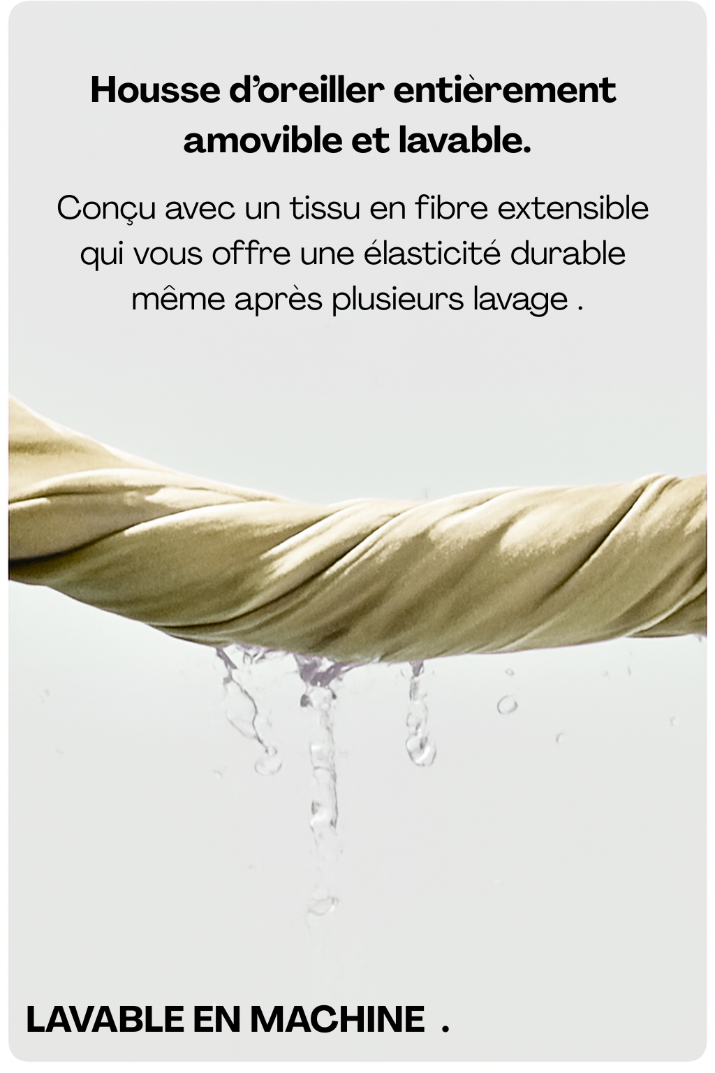 Oreiller de voyage Confort Ultra - Pearl Essence