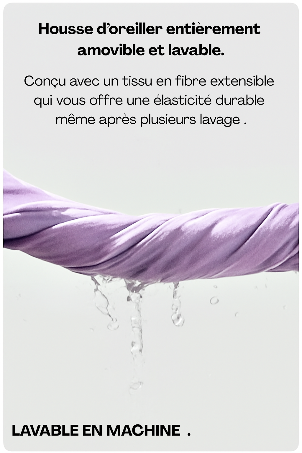 Oreiller de voyage Confort Ultra - Lavender Sky