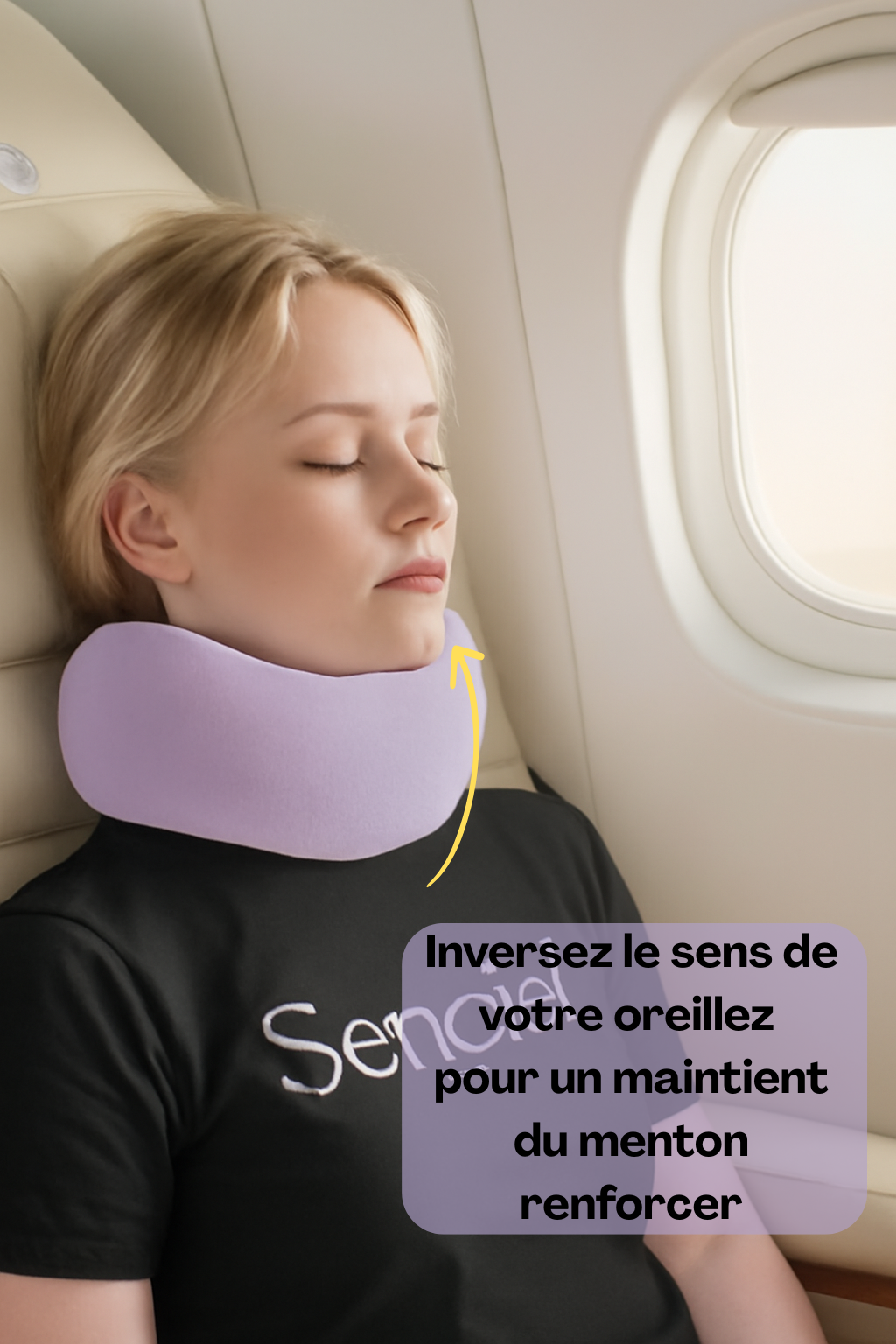 Oreiller de voyage Confort Ultra - Lavender Sky