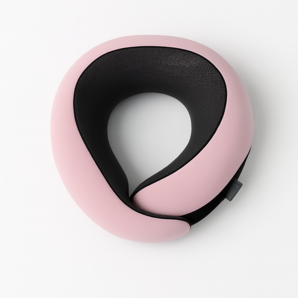 Oreiller de voyage ergonomique – Douceur & détente 🌸